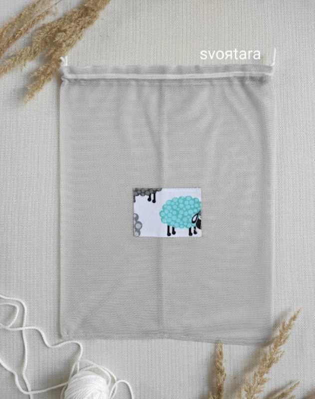 Торбинка сітка Sheep сірий 30Х40