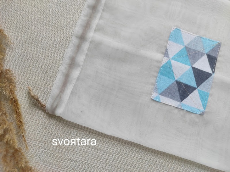 Торбинка сітка Mosaic молочний 20х30 - Зображення 3