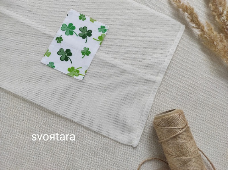 Торбинка сітка Clover молочний 20х30 - Зображення 2