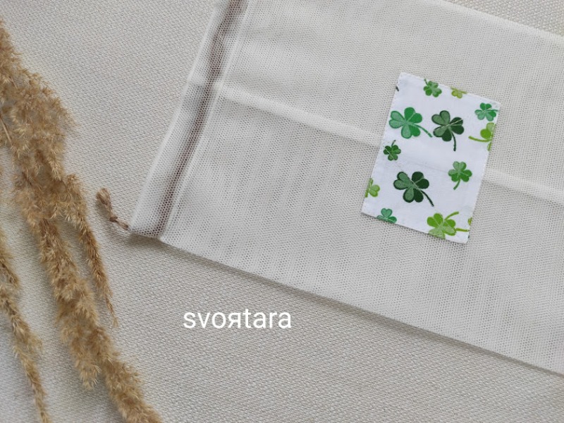 Торбинка сітка Clover молочний 20х30 - Зображення 3