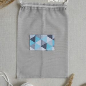 Торбинка сітка Mosaic сірий 20х30
