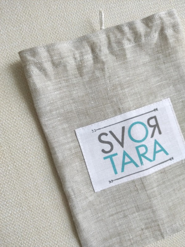 Торбинка з льону SVOЯTARA сірий 15х20 - Зображення 2