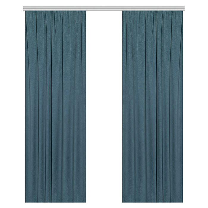 Набір штор 2шт синій Madras 121000v26