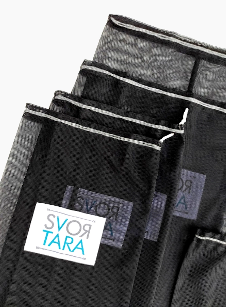 Набір торбинок сіток SVOЯTARA чорний 5шт - Зображення 2