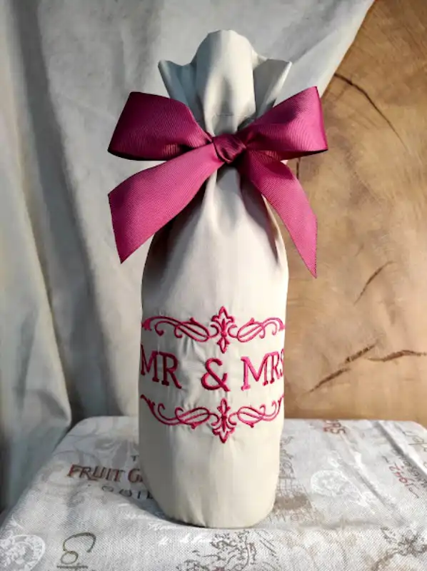 Торбинка для вина Mr&Mrs 15Х30